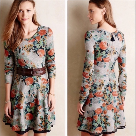 Anthropologie Dresses & Skirts - Anthropologie-Saturday Sunday Terry Floral Dress